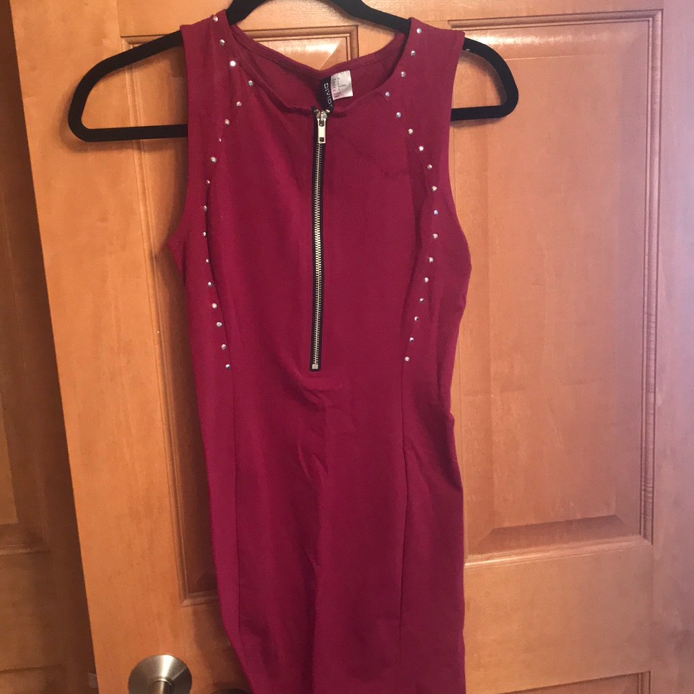 H and M Maroon Dress